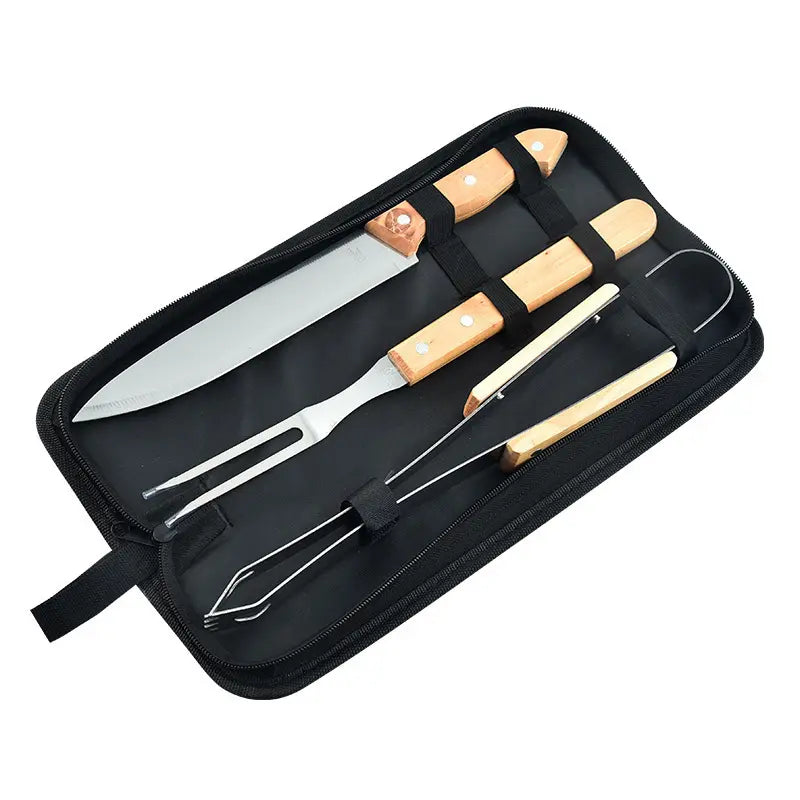 Set Parrillero Para Asados 3 Piezas