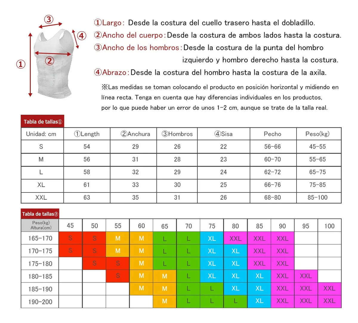 Camiseta comprimida para hombre