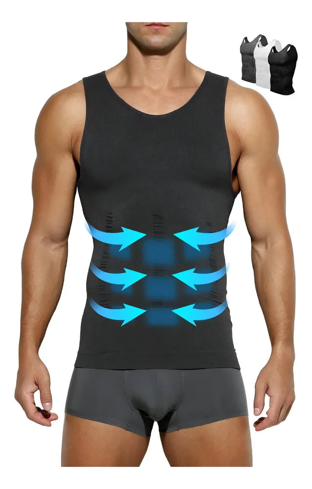 Camiseta comprimida para hombre