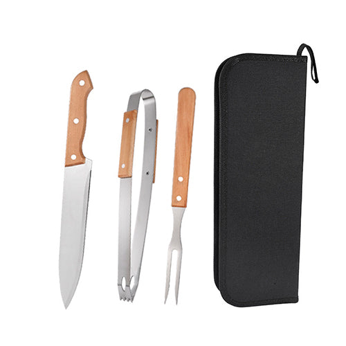 Set Parrillero Para Asados 3 Piezas