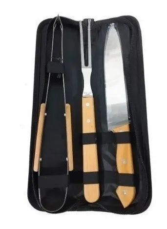 Set Parrillero Para Asados 3 Piezas