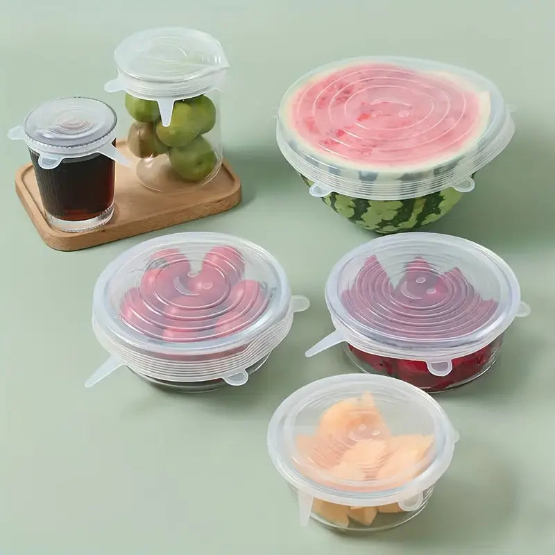 TAPAS AJUSTABLES DE SILICONA - SET DE 6