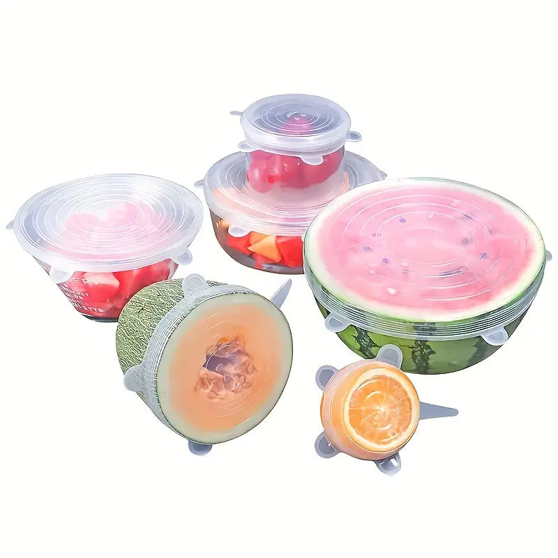 TAPAS AJUSTABLES DE SILICONA - SET DE 6